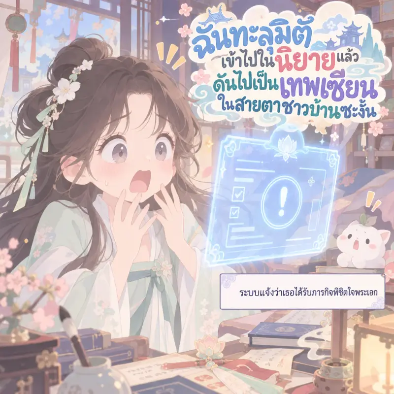 ฉันทะลุมิติเข้าไปในนิยายแล้วดันไปเป็นเทพเซียนในสายตาชาวบ้านซะงั้น