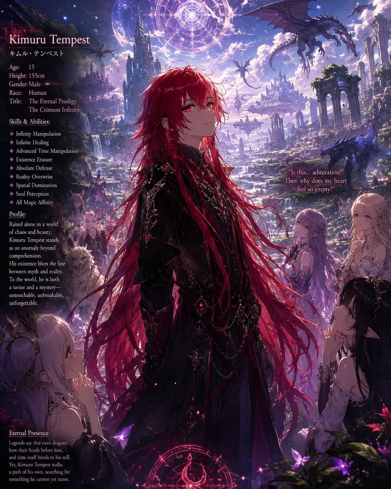Kimuru the boy who manipulated infinity