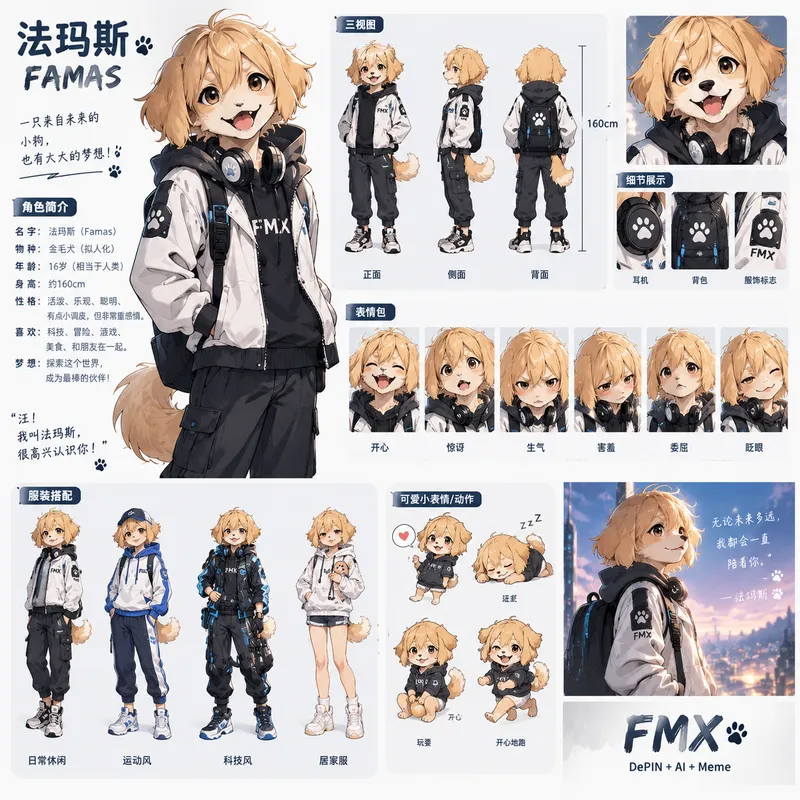 小婷子和她的小狗