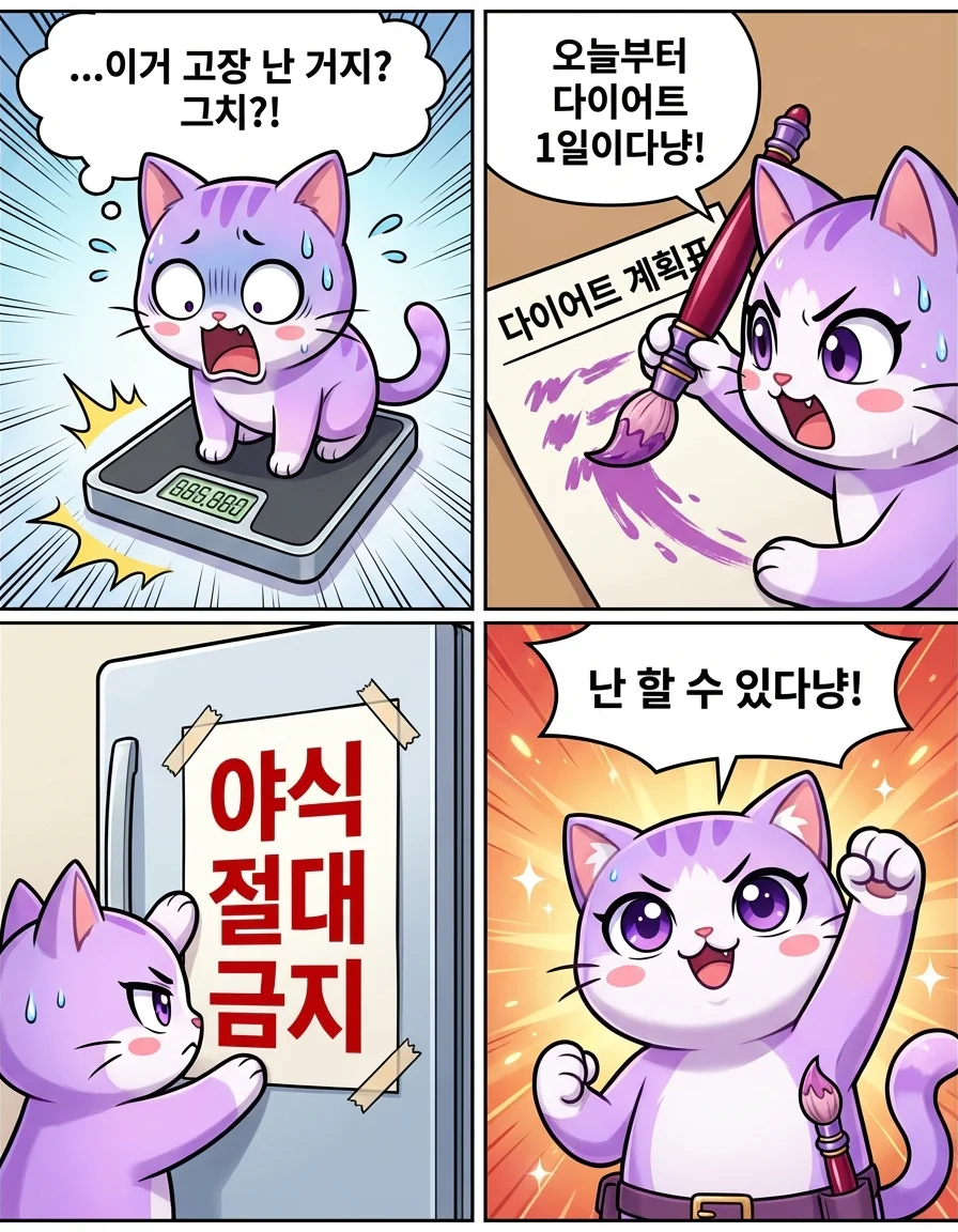 다이어트 하려고 마음만 먹으면 더 배고픔